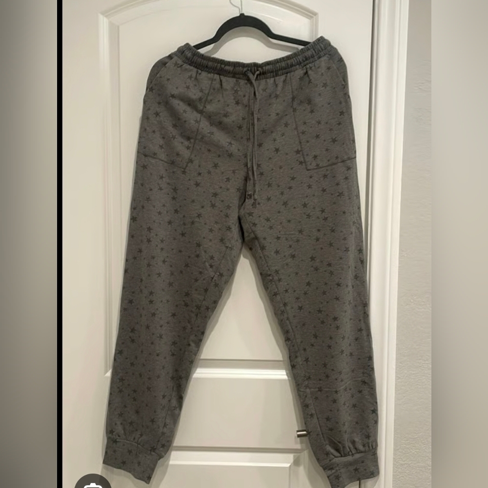 Gray Star Pajama Bottoms